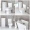 Fonteinmeubel Staand H.86 x B.40cm met Duoblok Toilet | Keuze Afwerking Fonteinmeubel | Exton