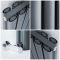 Design Radiator Horizontaal H.60cm Aluminium Antraciet  | Keuze Afmeting | Revive Air