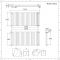 Design Radiator Horizontaal Dubbelpaneel 141,6cm x 63,5cm - 2236 Watt - Antraciet | Revive
