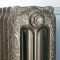 Gietijzeren Radiator Antiek Messing Bloemenmotief |77cm Hoog x Kies de Breedte | Charlotte