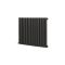 Design Radiator Elektrisch Horizontaal 63,5cm Hoog Grijs (Carbon Grey) | Keuze Afmeting en Opties voor Thermostaat en Kabelafdekking | Revive