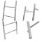Handdoekradiator Staand Ladder-Stijl Chroom 180cm x 50cm 288 Watt | Indus