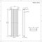 Neive Designradiator Wit 150,6cm x 39,2cm 778Watt