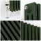 Kolomradiator Horizontaal Klassiek 3-kolommen Groen (Evergreen) | Kies de Afmeting | Windsor
