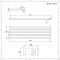 Design Radiator Horizontaal Wit 160 x 47,2cm 1042Watt| Sloane