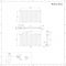 Design Radiator Horizontaal Dubbelpaneel Onderaansluiting Wit 118 x 63,5cm 2086Watt | Revive Caldae
