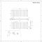 Design Radiator Horizontaal Dubbelpaneel Onderaansluiting Wit 164,7 x 63,5cm 2614Watt | Revive Caldae