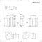 Design Radiator Horizontaal Enkelpaneel 41,3cm x 40cm - 284 Watt - Wit | Revive