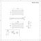 Design Radiator Horizontaal Dubbelpaneel 100cm x 40cm - 1052 Watt - Wit | Revive