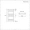 Elektrische Handdoekradiator Incl. Standaard Verwarmingselement Vlak Chroom 60 x 80cm | Kent