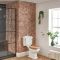 Duoblok Toilet Keramisch Klassiek Wit en Warm Eiken WC-Bril | Windsor