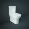 Duoblok Toilet Maxi Randloos met Softclose Toiletzitting Glanzend Wit | RAK Resort x Hudson Reed