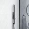 Glijstangset Modern met Handdouche, 175cm Doucheslang en een Geïntegreerde Aansluitbocht - Zwart | Preto