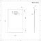Douchebak Rechthoek Mat Wit Steeneffect 120 x 90cm|Rockwell