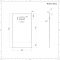 Douchebak Rechthoek Mat Wit Steeneffect 140 x 80cm|Rockwell