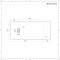 Douchebak Rechthoek Mat Wit Steeneffect 160 x 80cm|Rockwell