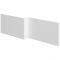 Douchebad Wit L-vormig 170cm x 85cm Linker Uitvoering | Opties voor Badpanelen, Badwand en Afvoerplug met Sifon | Sandford