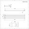Design Radiator Horizontaal Antraciet 178 x 35,4cm 820Watt| Sloane