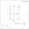 Design Radiator Verticaal Dubbelpaneel 35,4cm x 178cm - 1401 Watt - Wit | Revive