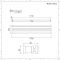 Design Radiator Horizontaal Dubbelpaneel  Wit  178 x 35,4cm 1324Watt | Revive