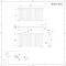 Design Radiator Horizontaal Wit  118 x 60cm 1115Watt | Revive