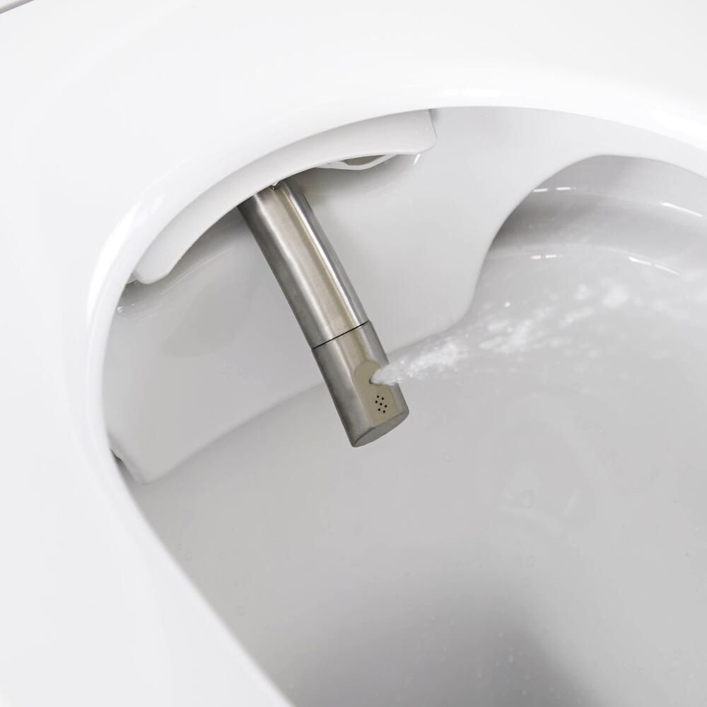 Vorming neem medicijnen Infrarood Japans Toilet| Hirayu Stortbak Ombouw Dubbele Spoelknop 3/6 Liter Staand  Zwart 50cm | Saru