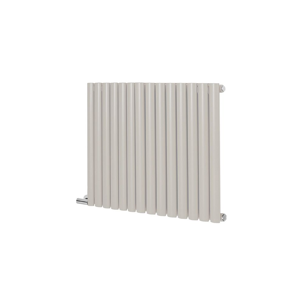 Bank Sada Klokje Design Radiator Elektrisch Horizontaal 63,5cm Hoog Wit (Pearl White) |  Keuze Afmeting en Opties voor Thermostaat en Kabelafdekking | Revive