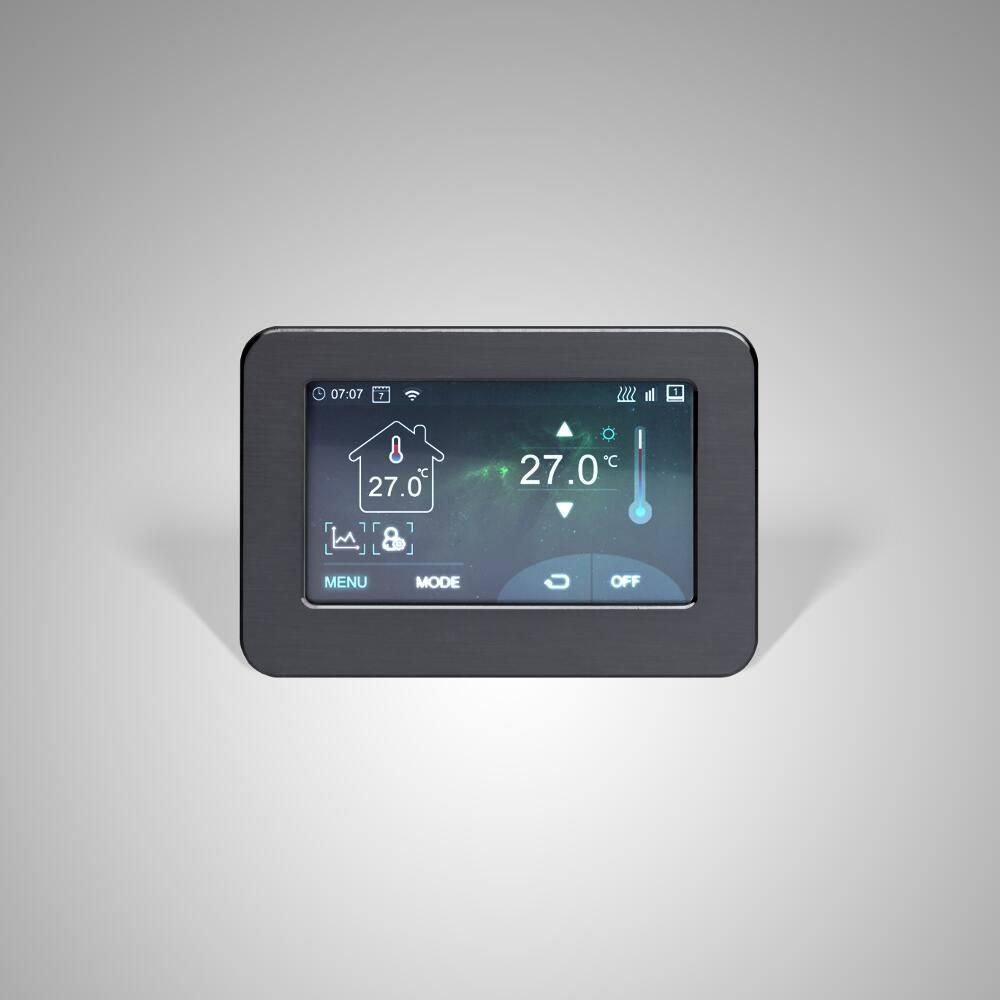verbanning Robijn parachute Slimme Wi-Fi Touchscreen Thermostaat voor Elektrische Verwarming | Connect