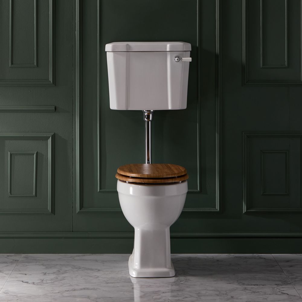 Toilet met Laaghangend Reservoir | Keuze Afwerking Toiletzitting, Valpijp en Spoelhendel | Richmond