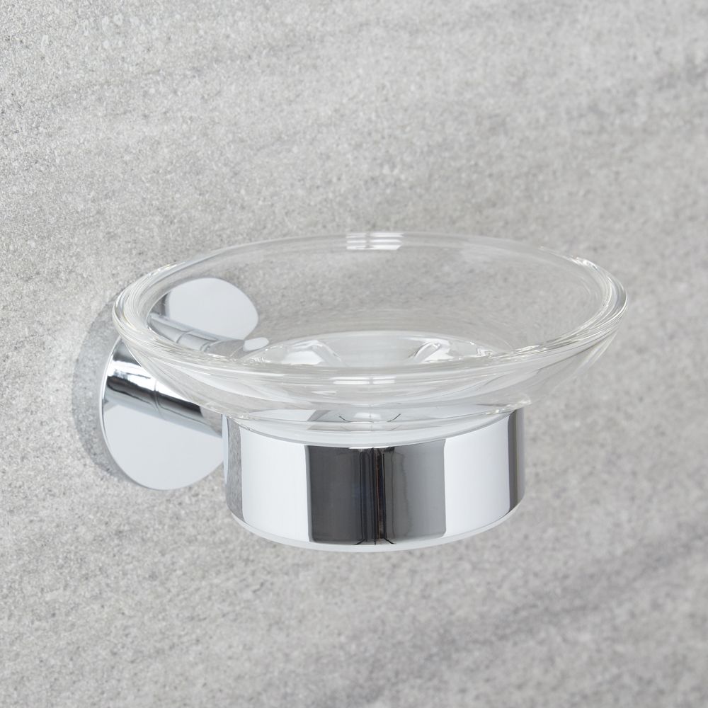 Prise Zeephouder - Helder Glas & Chroom