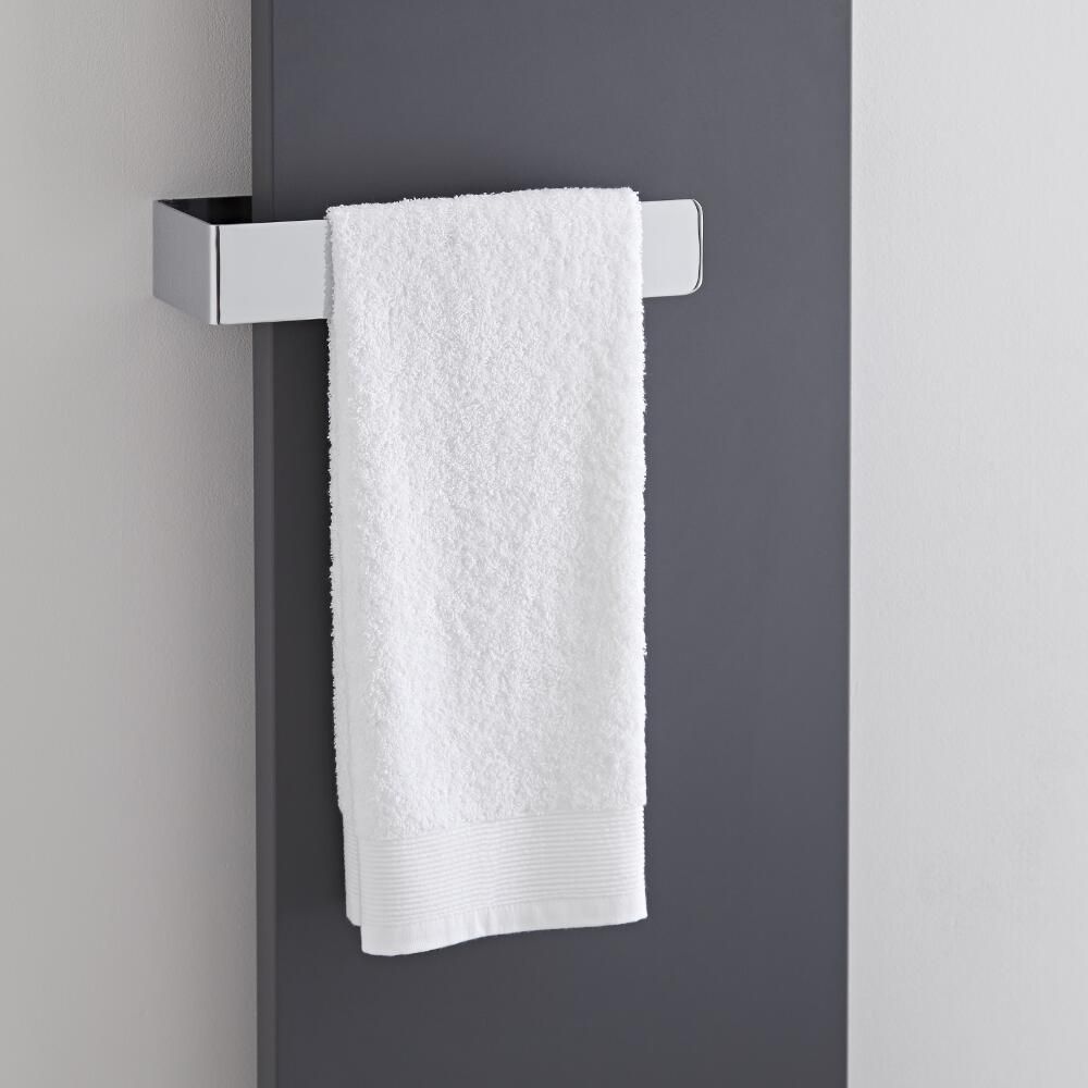 Muurgemonteerd Handdoekrek 32cm - Chroom