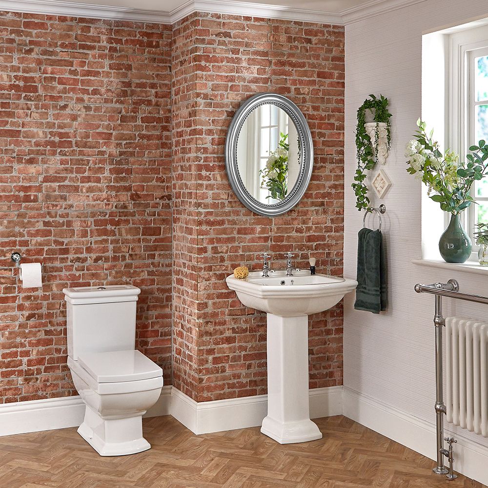 Chester Klassiek Toilet en Wastafel 2 Kraangaten
