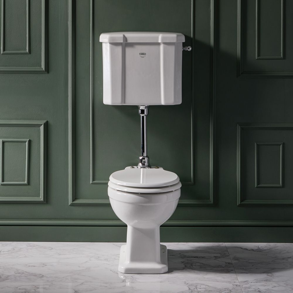 Toilet met Laaghangend Reservoir en Soft-Close Toiletzittng - Klassiek| Elizabeth