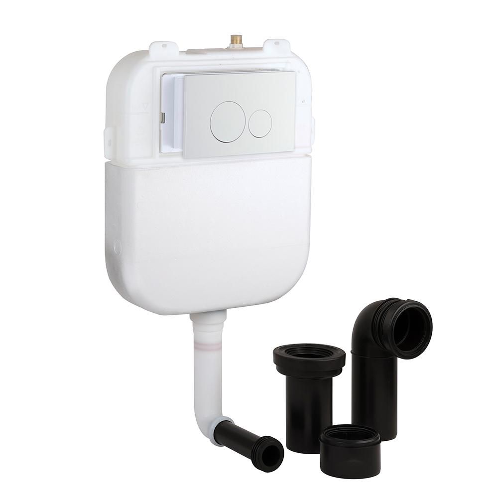 Inbouwreservoir voor Staand Toilet | Keuze Bedieningsplaat