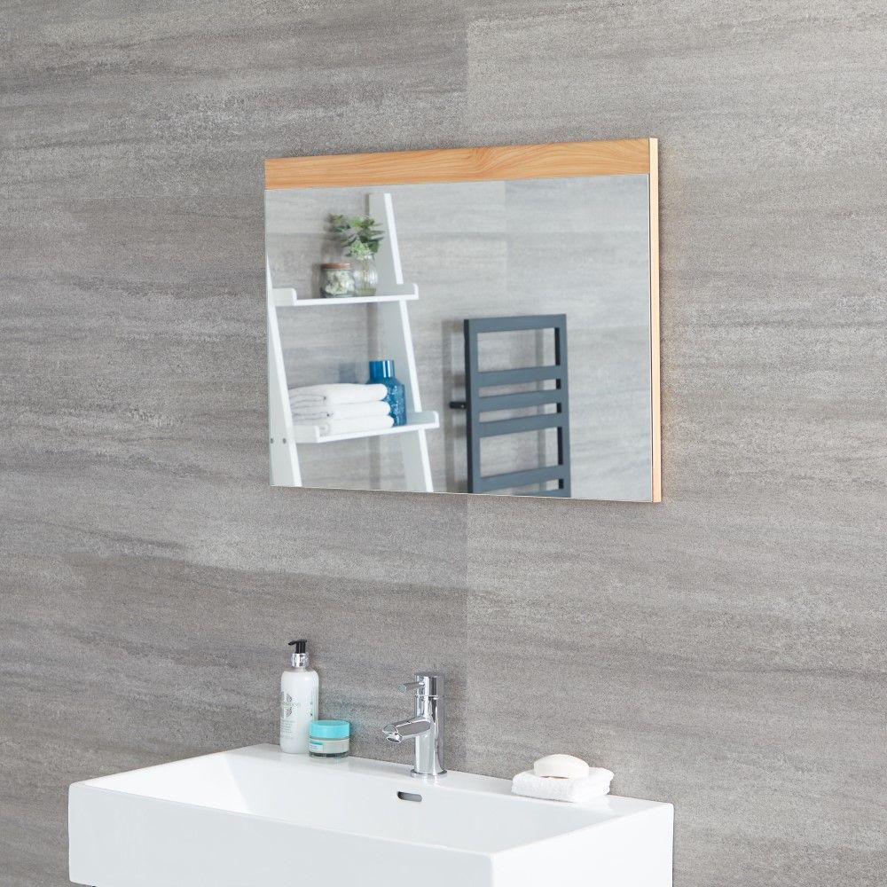 Badkamerspiegel Goud Eiken 50 x 70cm - Newington