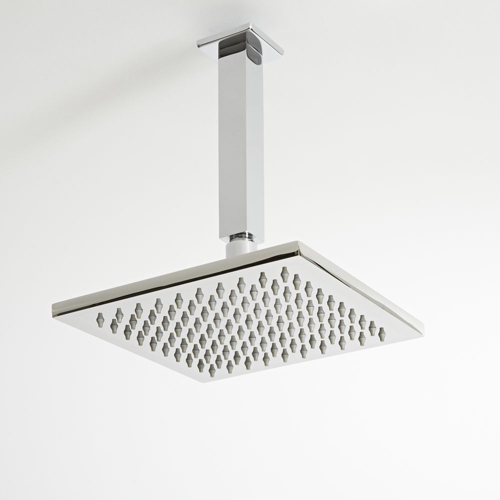 Douchearm Plafondbevestigd 15cm Vierkant Chroom | Kubix
