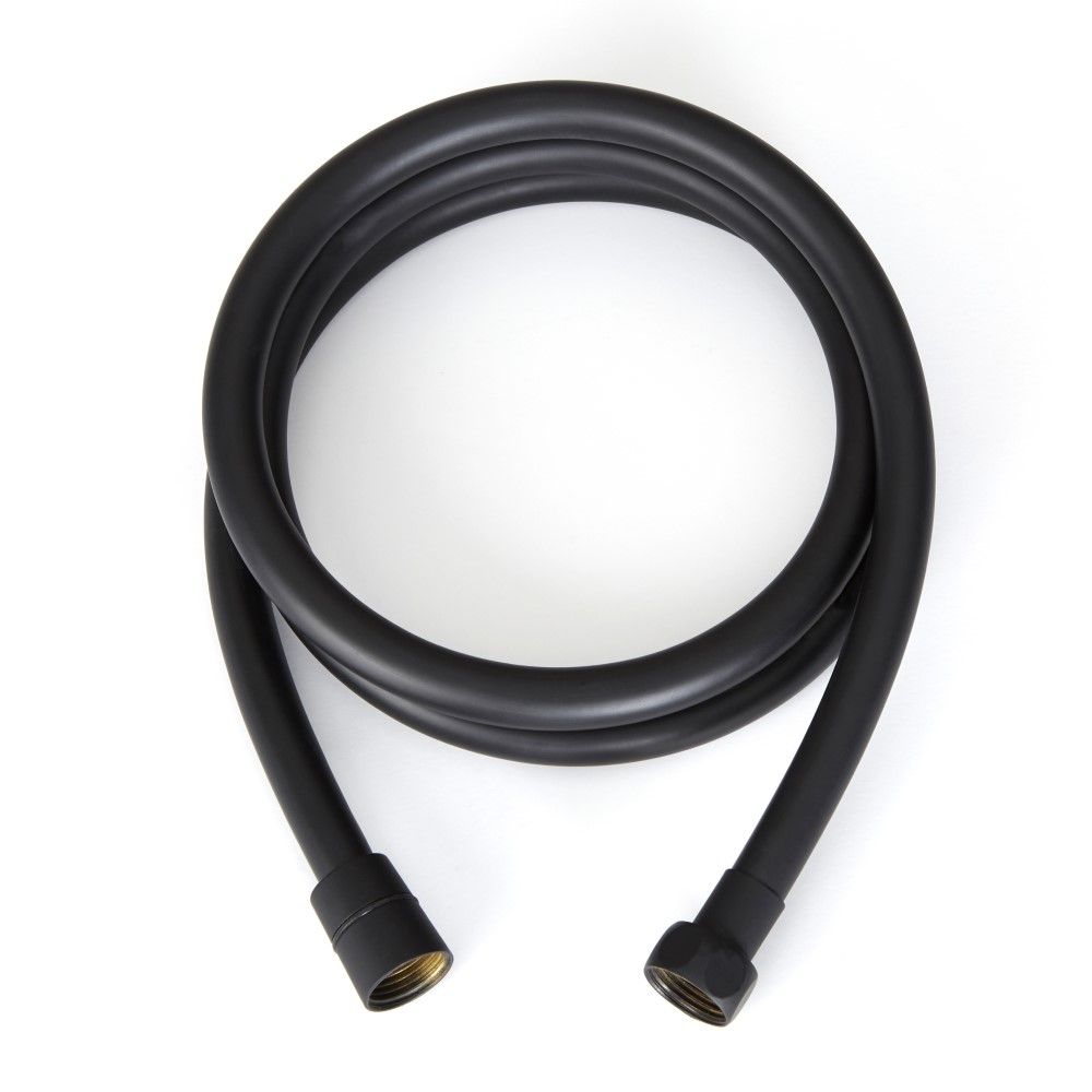 Doucheslang 1,75m Glad Zwart | Nox