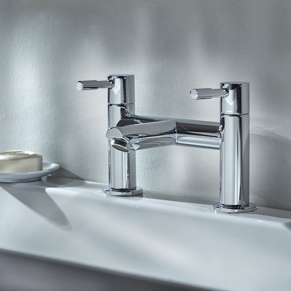 Badmengkraan 2-Gats Modern - Chroom | Como