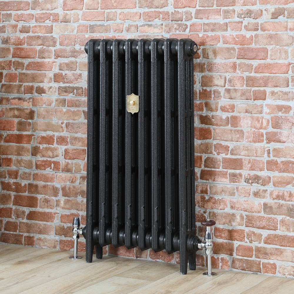 Gietijzeren Radiator Antiek Grafiet 3 Koloms | H.86cm x Kies De Breedte | Mercury