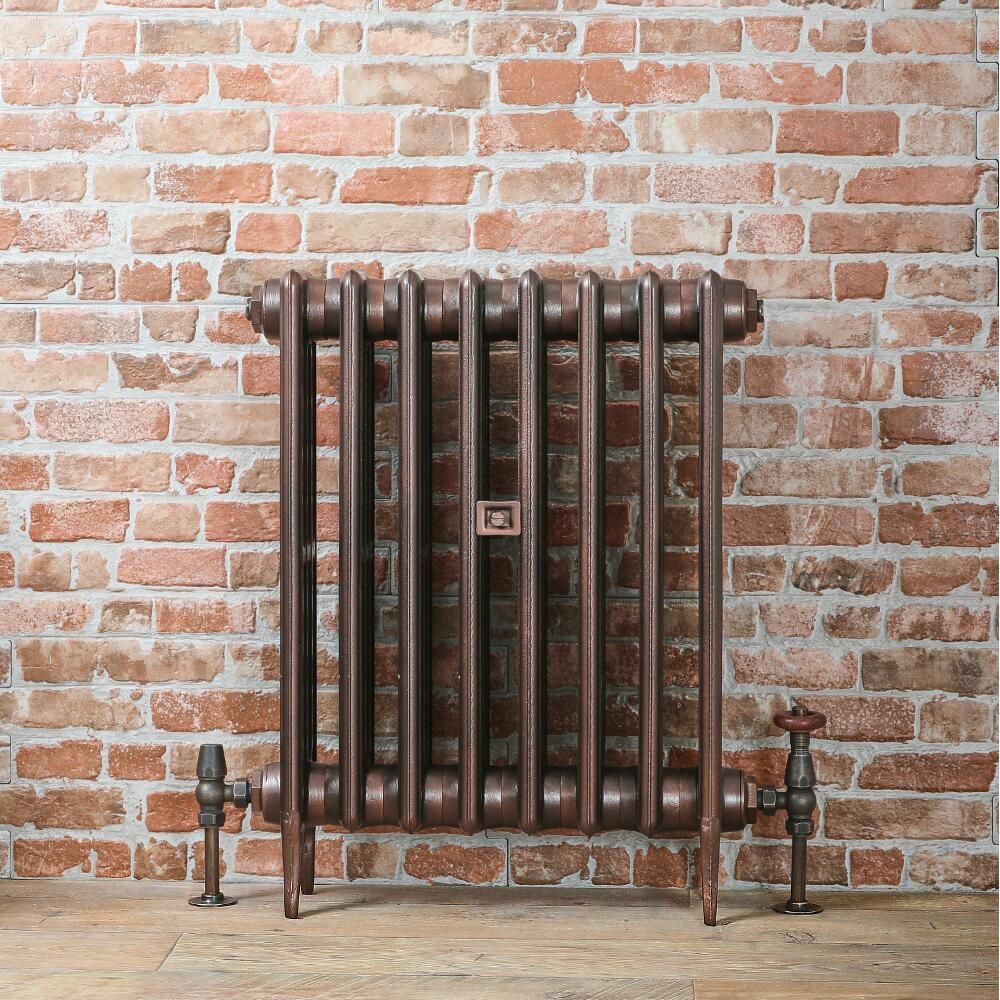 Gietijzeren Radiator Antiek Koper H.66cm x Kies De Breedte | Victoria