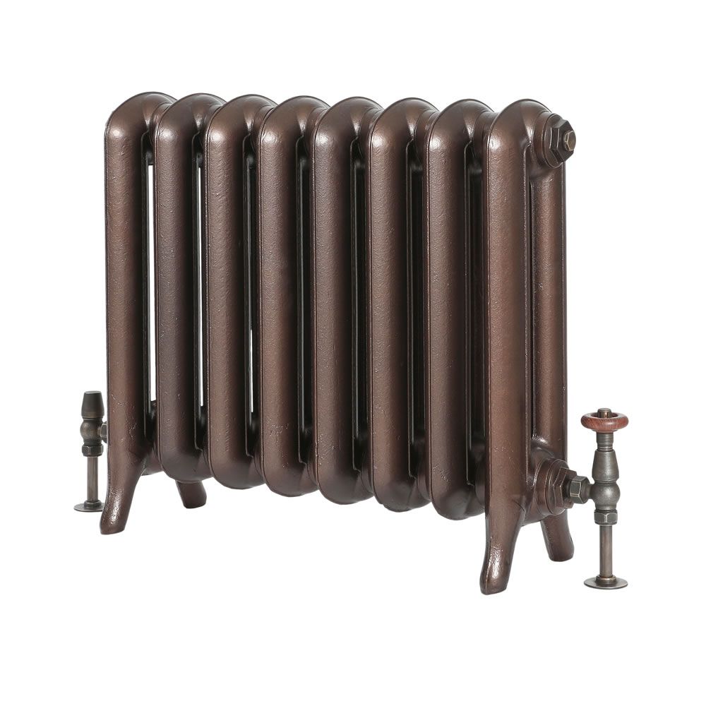 Gietijzeren Radiator Antiek Koper | 56cm Hoog x Kies de Breedte | Erté