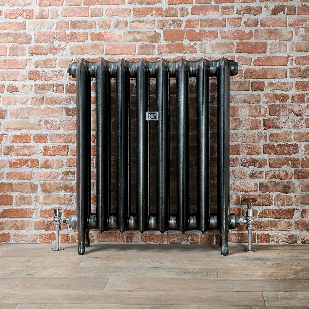 Gietijzeren Radiator Tin Kleur | 76cm Hoog x Kies de Breedte| Erté