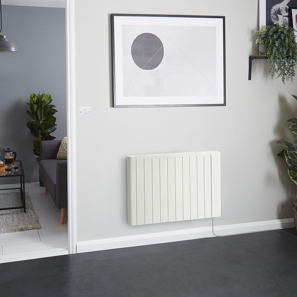 Slimme Radiator Elektrisch met Stekker (Type F) 2000W 101,3cm x 53,3cm - Wit | Virtus