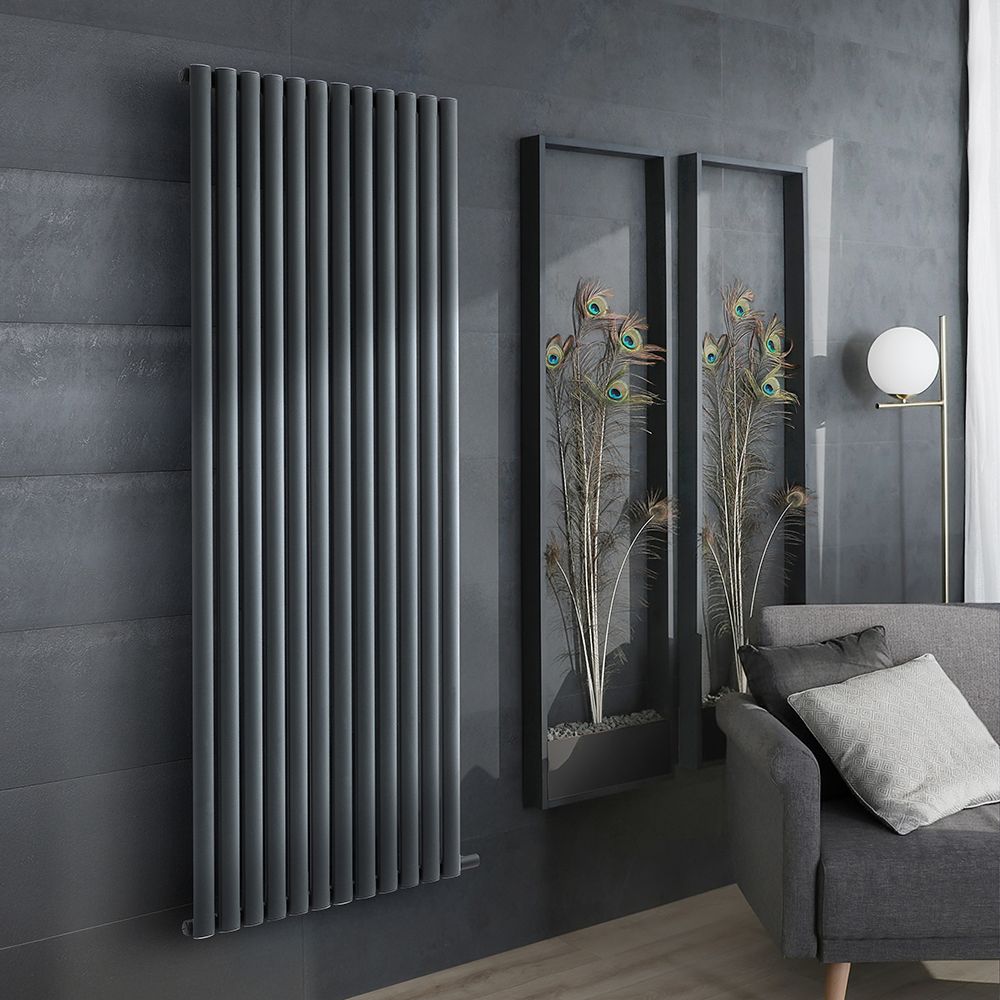 Vloeistofvrije Elektrische Design Radiator Verticaal | Keuze Afmeting en Afwerking | Optie WiFi Thermostaat | Hudson Reed Revive