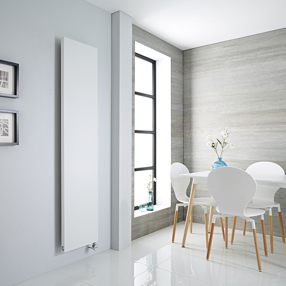 Design Radiator Verticaal Elektrisch Incl. 1000W Thermostatische Verwarmingselement met WiFi-Bediening | Keuze Afmeting en Afwerking | Rubi