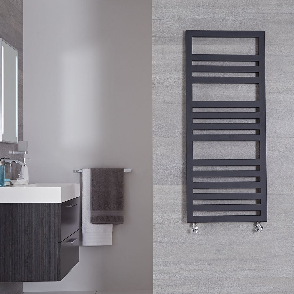 Designer Handdoekradiator 120cm x 50cm - Antraciet | Ponza