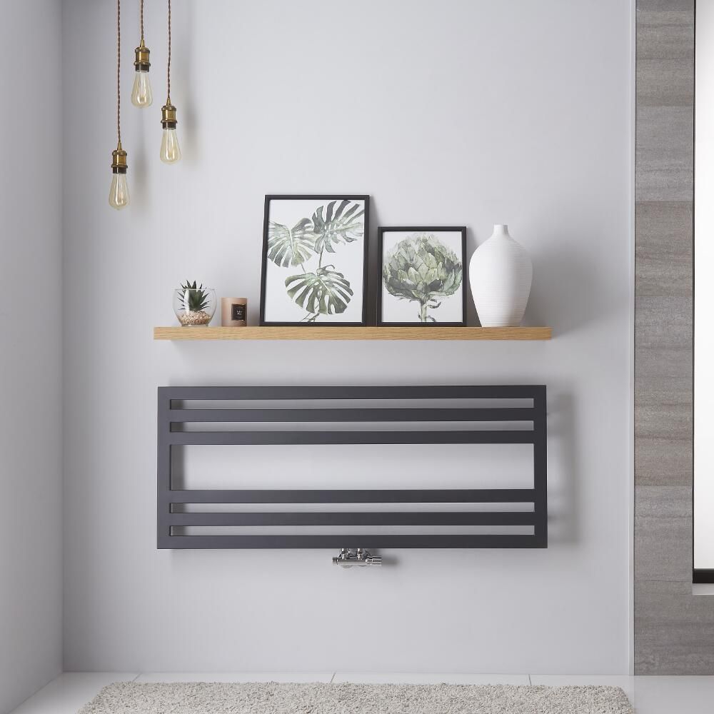 Designer Handdoekradiator 50cm x 120cm - Antraciet | Ponza