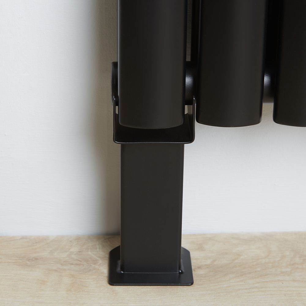 Jabema Staande console voor platte radiator, afstand van de verwarmingsplaten 90 mm, voetvoet, radiatorhouder, bevestiging, ophangconsole
