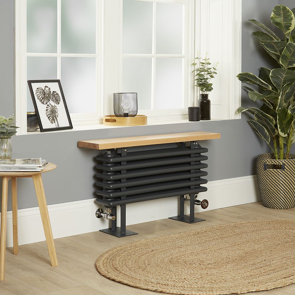 Bankradiator Horizontaal Klassiek Antraciet | Kies de Afmeting | Windsor Bench