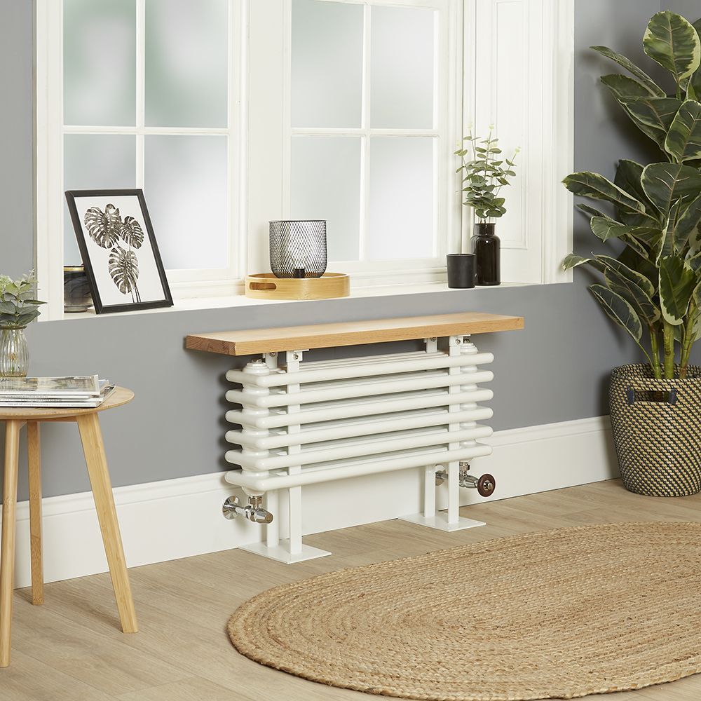 Bankradiator Horizontaal Klassiek Wit | Kies de Afmeting | Windsor Bench